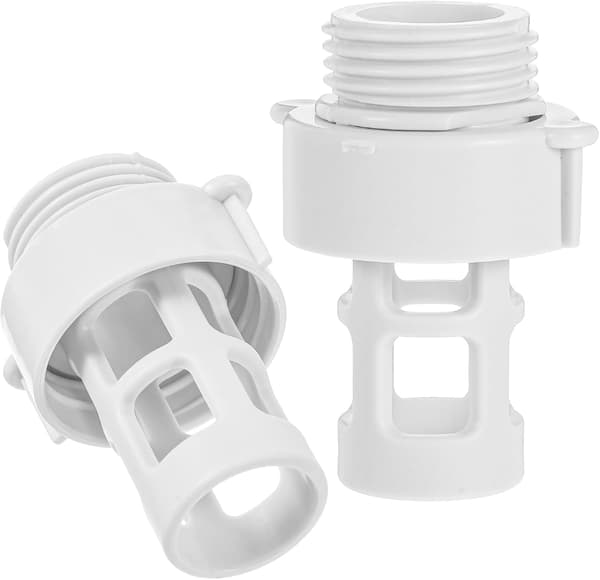 2-pack Pool Drain Connector Replacement, 10184 Trädgårdsslang Avtappningsplugg Connector för Intex Runda Pooler Poolslangadapter för Enkel Vattenhantering