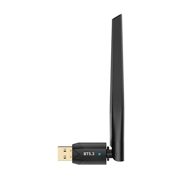 Bluetooth 5.3-adapter med antenne for PC, USB Bluetooth Don