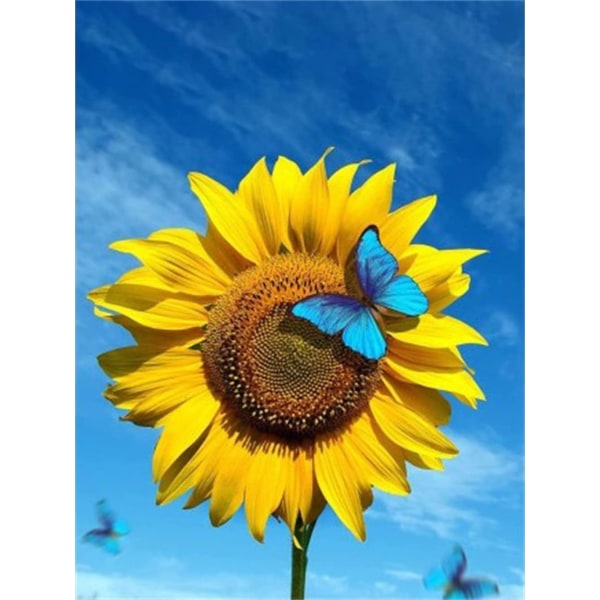 (30x40cm) Diamond painting för vuxna - Sunflower Diamon