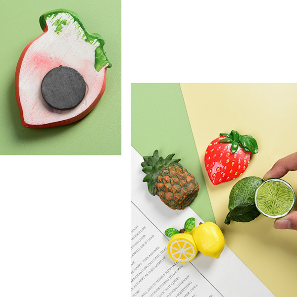 4 kappaletta koristeellisia jääkaappimagneetteja, täydelliset jääkaappimagneetteja f