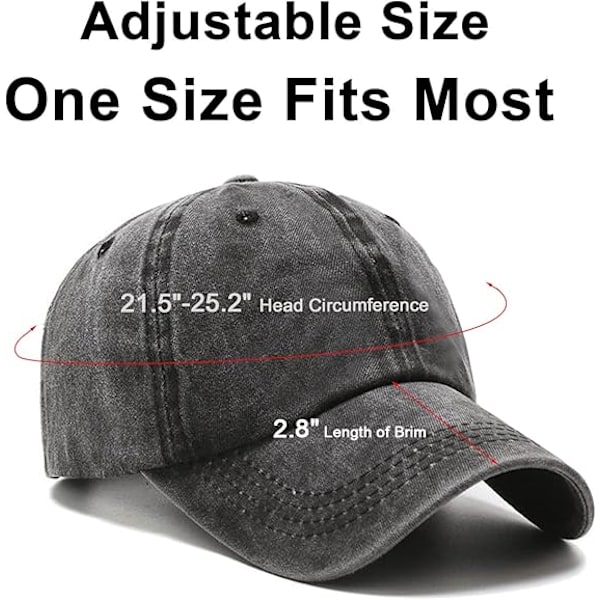 1 st  Baseballkeps Golf Dad Hat Justerbar Original Klassisk Låg Profil Bomullshatt Okonstruerad Enkel Keps Män Kvinnor