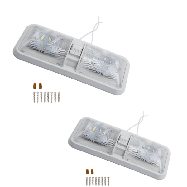 LED RV Taklampe, Justerbar RV Taklamper, 800LM 96LEDs