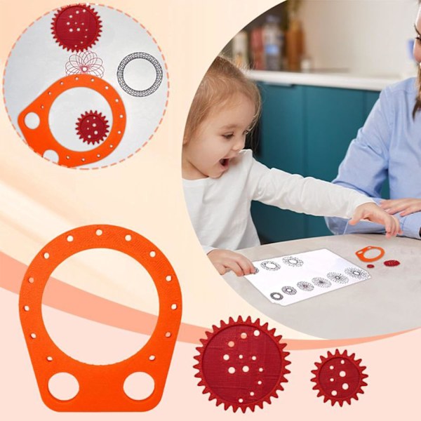 Ritlinjaler för teckning | Mångsidigt konstverktyg - Återanvändbar kreativ geometrisk schablon för hantverk, målning, design, skissning, ritning, portabel för konstnärer