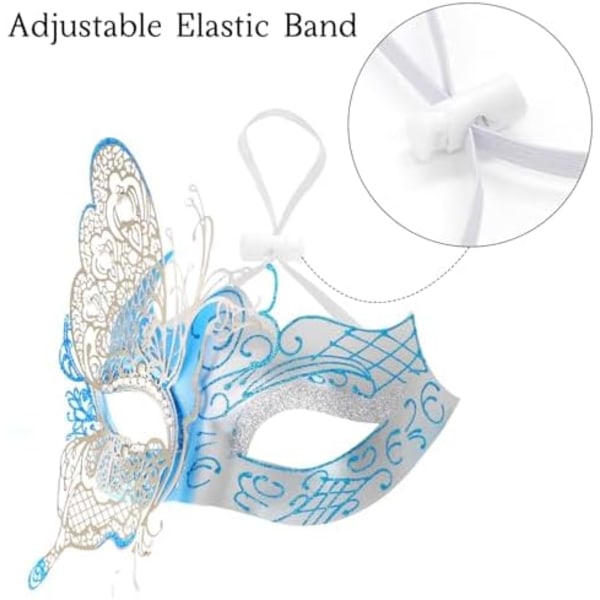 Venetiansk Butterfly Dame Maskerade Halloween Party Maske Aften Prom Ball Maske Bar Kostume Tilbehør