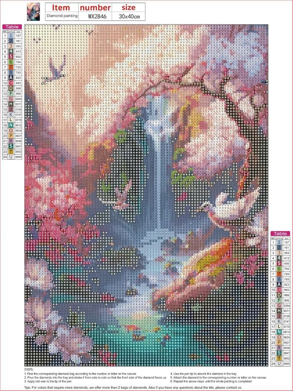 5D olohuoneen sisustus timanttimaalaus (30*40cm) 32