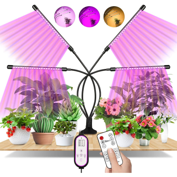 Plant Light, 80 LEDs 360° Grow Light Puutarhavalo W