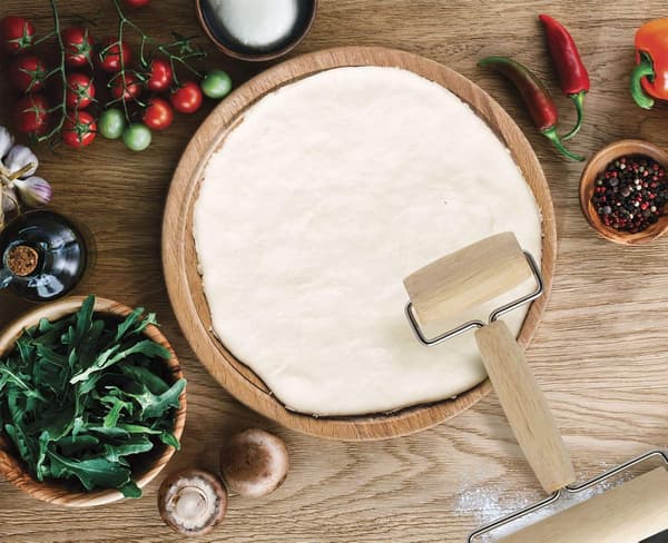 Dobbel deigrulle for baking, inkluderer 6,3 cm og 11,5 cm brede sylindere