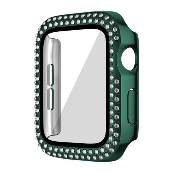 2 stk Kompatibel for Apple Watch Case 38mm for SE Series 3 2 1 Case med herdet glass skjermbeskyttelse