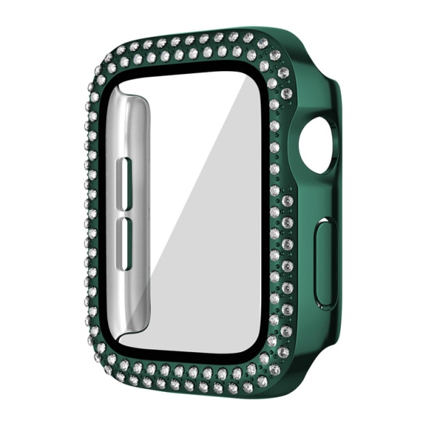 2 stk. Kompatibel til Apple Watch Case 38mm til SE Series 3 2 1 Case med hærdet glas skærmbeskyttelse
