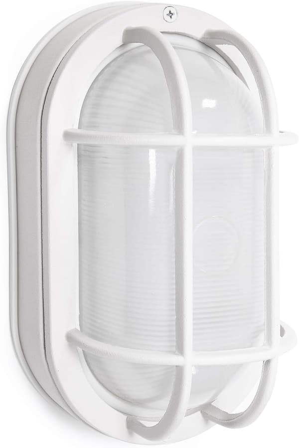 Utomhus 20 cm oval LED-skottljus, infälld montering för vägg