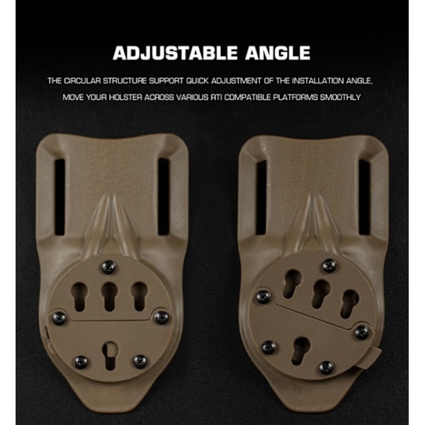 Code G Tactical RTI Duty Mount System Tillbehör Jakt Magasin Militär Portabel Utomhus Skytteutrustning Nylon