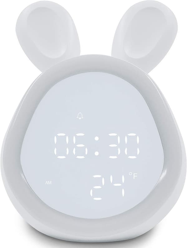 Växande klockor för sovrum med snooze och nattljus digitala