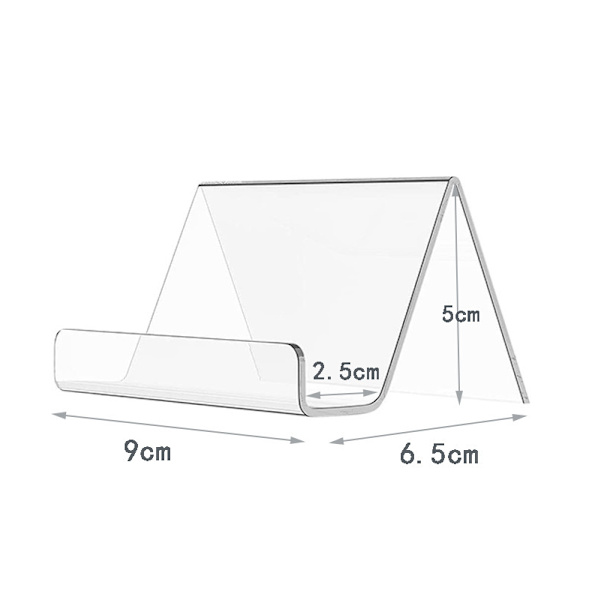 Akryl Visitkort Holder til Skrivebord, Visitkort Holder Display Visitkort Stativ, Klar Visitkort Holder Sta