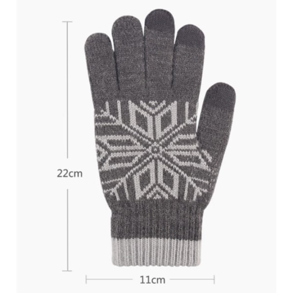 Vinter touchscreen handsker sneblomst print holder dig varm til w