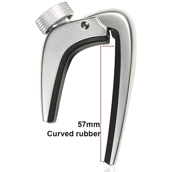 Gitarr Capo, Pro Alloy Gitarr Capo med skruvjusteringsknapp för akustisk och elektrisk gitarr, Ukulele,