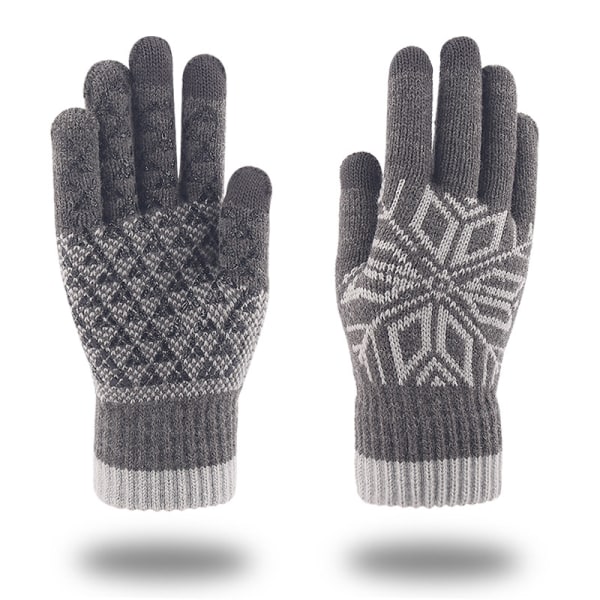 Vinter touch screen handsker sneblomst print holder varmen til w