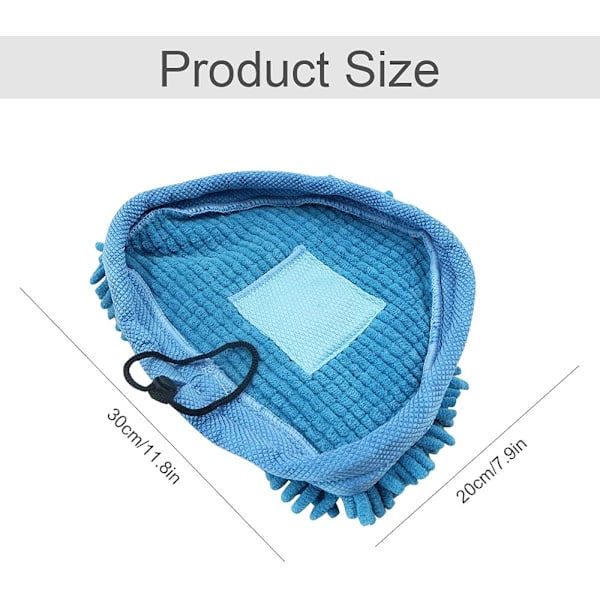 Ångmoppdukar Rengöringsdynor Ersättningsöverdrag Set, med Dragsko, Tvättbar Återanvändbar Korallmikrofiber, för Många Triangulära Fotmoppar (2 st)