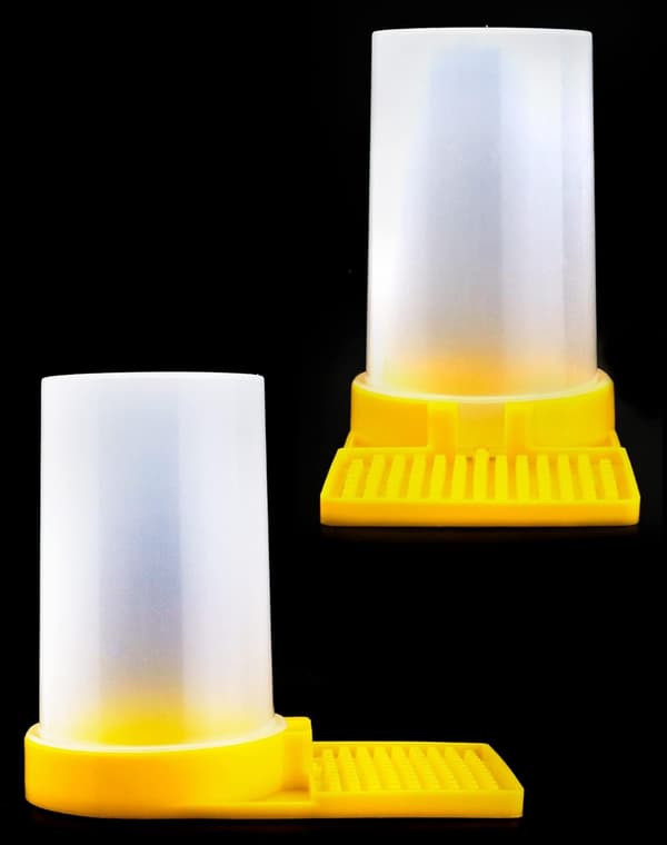 3 st Plast Bi-drickare, Bi-vattendispenser, Biodlingsutrustning