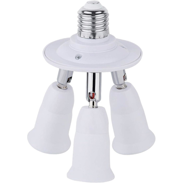 E27 Triple til skru-i LED-pære, 360° justerbar, AC 220-240V, 3