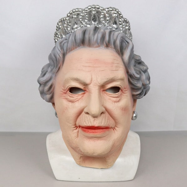 Queen Elizabeth Celebrity 90-års fødselsdag Fancy Dress Face Mas