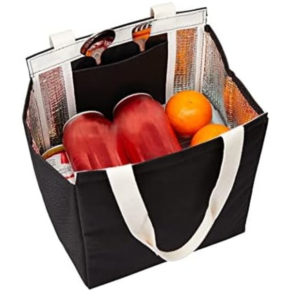 Liten Lunchväska för Kvinnor/Män/Vuxna, Bärbar/Återanvändbar Lunchbox, Enkel Vattentät Isolerad Kylväska