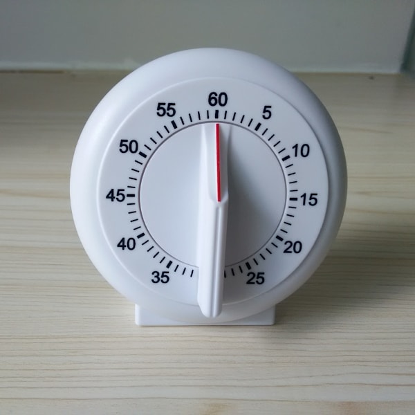 Ny 60 Minutters Køkken Timer Med Lang Ring 3.5\"/9cm Let At Læse Og Betjene