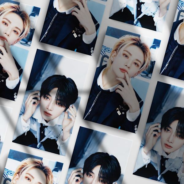 Kpop Stray Kids fotokort 55 st Stray Kids Lomo-kort Stray Kids 3:e FANMÖTE PILOT FÖR 5STAR al