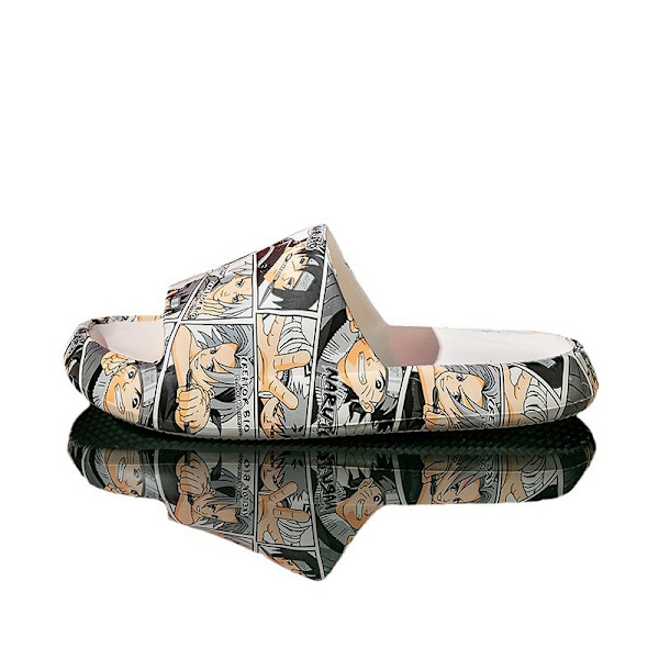 (M) Tofflor för män och kvinnor, bekväma tjocksulade lätta tofflor, unisex skum duschtofflor