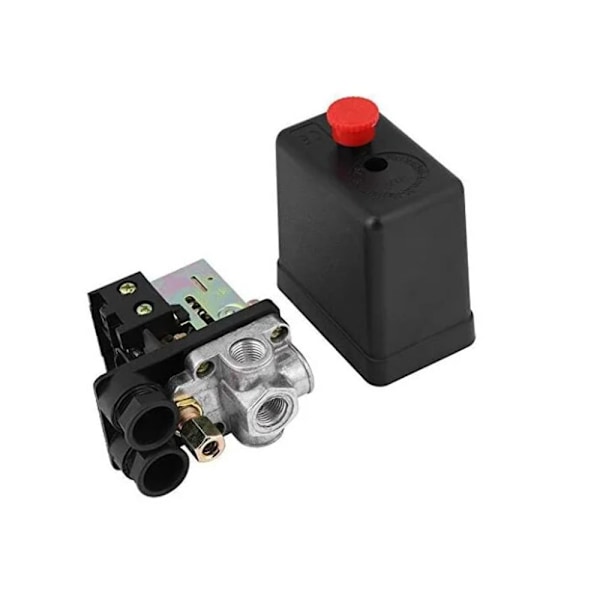 240V 16A Port 90PSI -120PSI Luftkompressor Trykkbryter Kontrollregulator Med Målinger For R