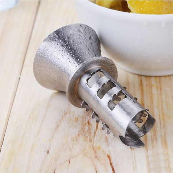 Bedste Manuelle Citronpresser i Rustfrit Stål Citruspresser Rivejern Rustfrit Stål Hånd Citruspresser og Citron Hælder