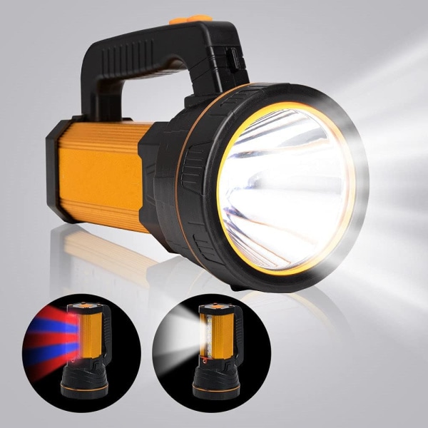 Ultralätt kraftfull LED-ficklampa, stor Supe