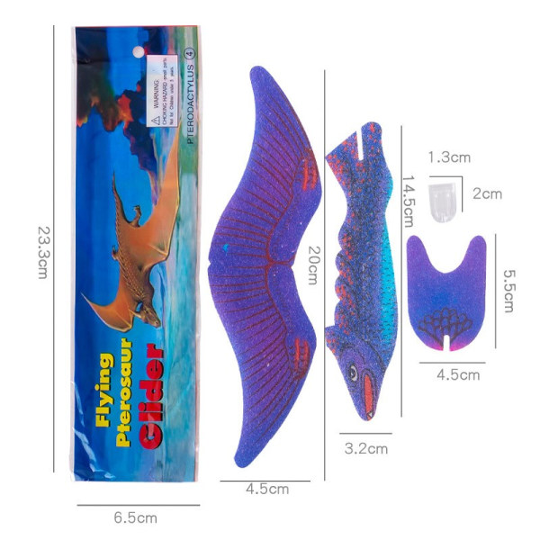 48 Polystyren Dinosaur Glider Leker, Dino Fly Leker for Barn - Messe, Bursdager, Pinata, Overraskelse