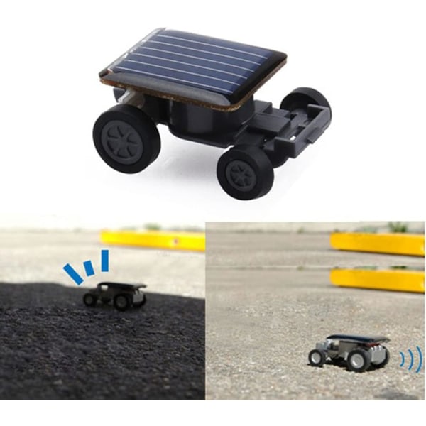 2X Høy kvalitet Mini bil sol leketøy bil racer barn pedagogisk gadget solenergi leketøy