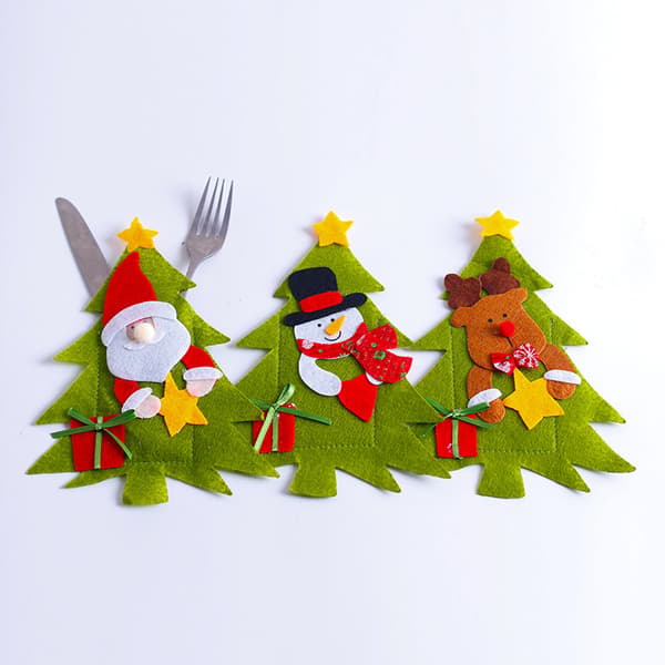 Julebestikpose, Julekniv- og gaffelpose, Julebl