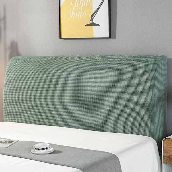 Huvudgavelskydd Huvudgavelöverdrag Solid Design Huvudgavelöverdrag Avtagbart Tvätbart Huvudgavel Enfärgad Sovrum (Grön,
