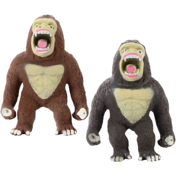 2 kpl Lala Music Sensory Toy Lahjapussi Täyteaineet Gorilla Lelut Stressi