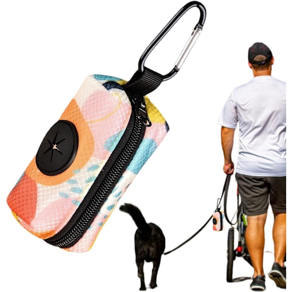 Bajspåsehållare - Hundbajspåsehållare, Hundavfallspåse Dispenser med Blixtlås