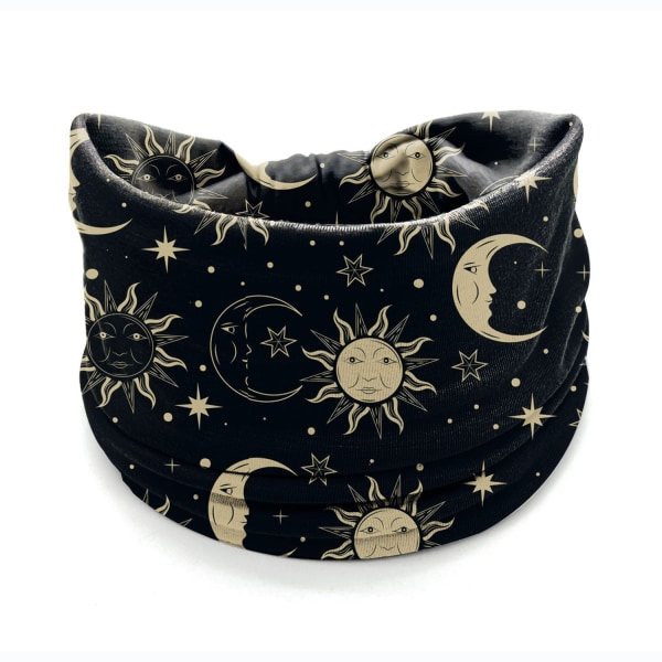 Hårband för kvinnor, 4 st, extra stort, elastiskt, sport, yoga, bandana