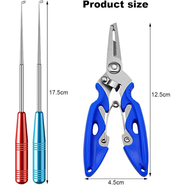 2 st Fiskeborttagare med Multifunktionsfisktång Rostfritt Stål Extractor Remover Fisk H