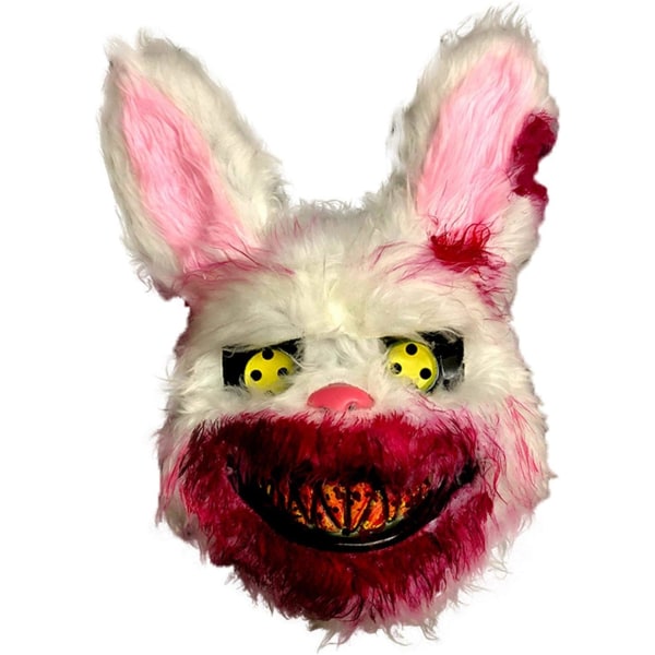 Halloween skrämmande kanin-skräckmask, Halloween-kaninmask, blodig