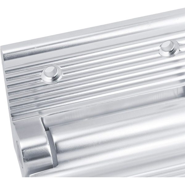 Vægmonteret fodstøtte (sølv), rumlig aluminium skridsikker pedal brusebad fodstøtte til entre