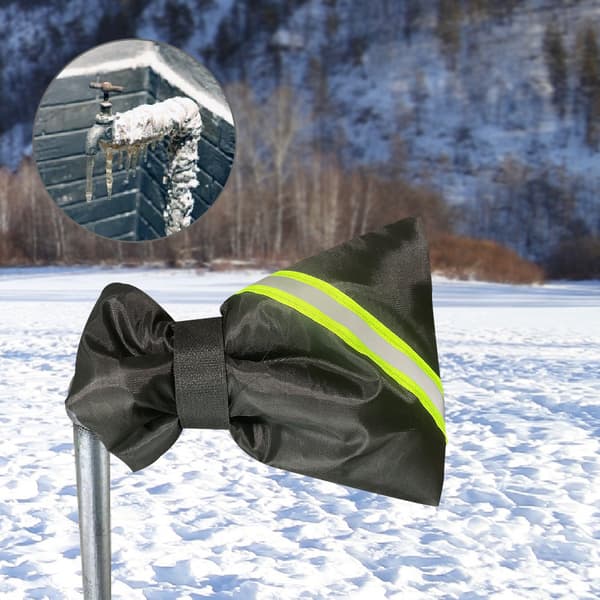2-delars set med frostskydd för utomhuskranar - Frostskydd, förebygger sprickbildning, lätt att använda