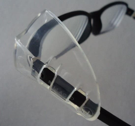 Pairs Clear Side Shields for Safety Glasses Side Shields Universal Side Shield for Small Medium Glasses-L