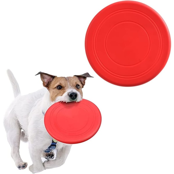 Orange + Rouge - 2 kpl Koiran frisbeetä, Koiran frisbee jo