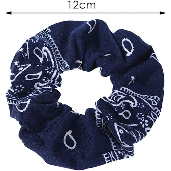 Bandana stof scrunchies hårelastikker slips, hårelastik