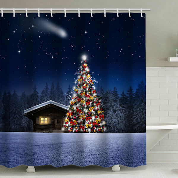 Julebruseregardin Rådyr Julemand 180 x 180 cm Badekar C