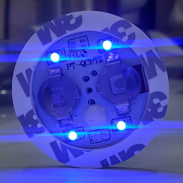 30 pyöreän LED-valokupin alusen pakkaus
