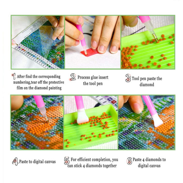 DIY 5D Diamantmålning uggla 30 x 40 cm (Stil 9)