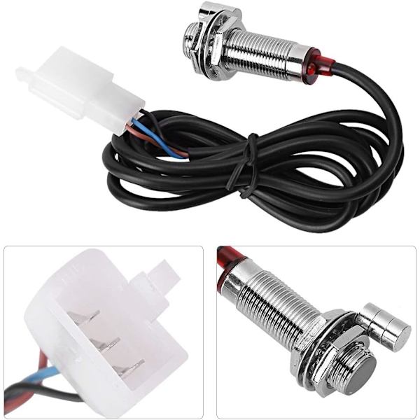 Digital Odometer Sensor Kabel med 3 Magneter til Digital Spe