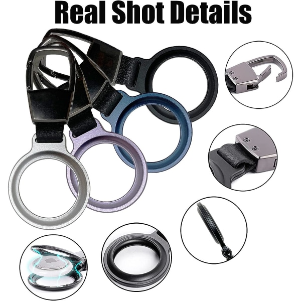 4-pak Airtag-holder for Apple Airtags, ripebestandig meg